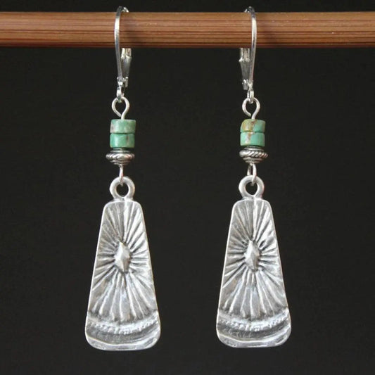 Elises | Boho Maya-Inspired Design | Gold Earrings