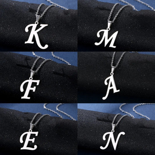Elises | High-Quality A-Z Pendant Jewelry | Silver Necklace